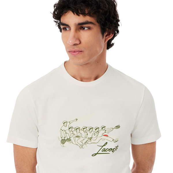 Lacoste Print Heritage T-Skjorte