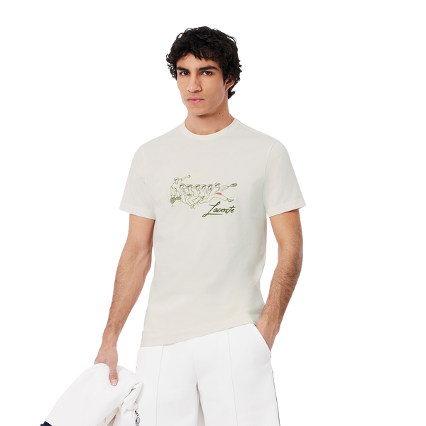 Lacoste Print Heritage T-Skjorte