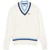 Lacoste Knitted Striped Genser - Mastersport.no