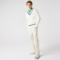 Lacoste Knitted Striped Genser - Mastersport.no