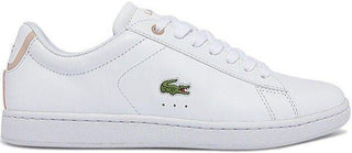 Lacoste Sneakers - Carnaby BL21 SMA Hvit / Rosa Dame - Mastersport.no