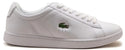 Lacoste Sneakers - Carnaby BL21 SMA Hvit / Sølv Herre - Mastersport.no