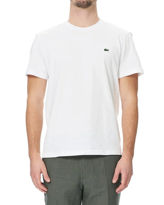 Lacoste Sport Crew Neck Tee Hvit - Mastersport.no